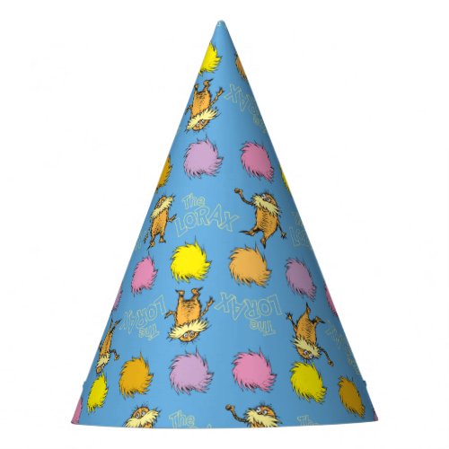 Dr Seuss  Lorax Pattern Party Hat