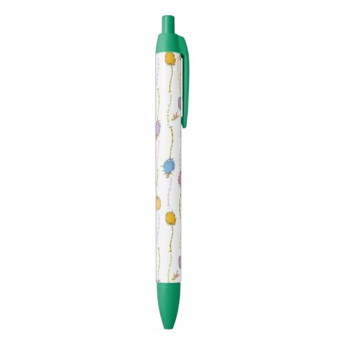 Dr Seuss  Lorax Tree Pattern Black Ink Pen