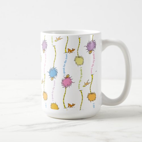 Dr Seuss  Lorax Tree Pattern Coffee Mug