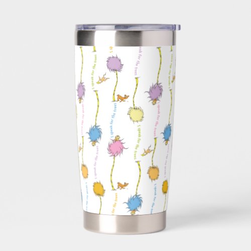 Dr Seuss  Lorax Tree Pattern Insulated Tumbler