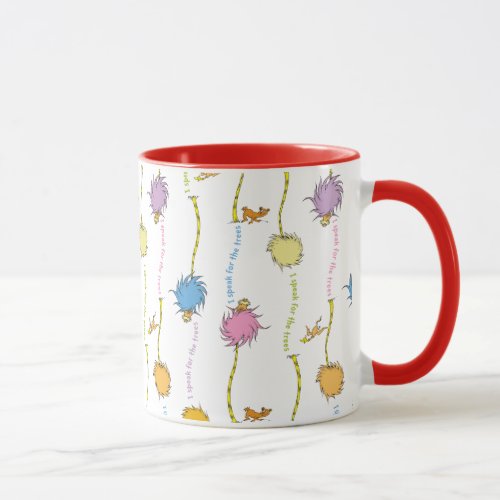 Dr Seuss  Lorax Tree Pattern Mug