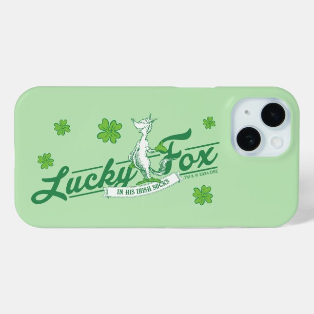 Dr. Seuss | Lucky Fox In His Irish Socks Case-Mate iPhone Case (Back (Horizontal))