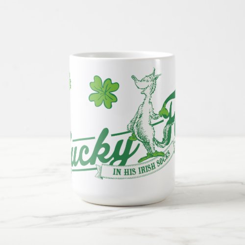 Dr Seuss  Lucky Fox In His Irish Socks Coffee Mug