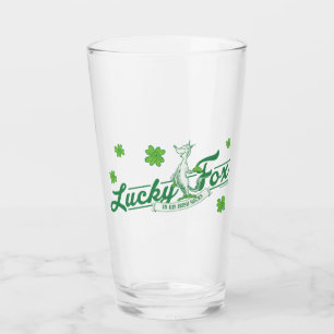 Dr. Seuss Lucky Fox In His Irish Socks Glass