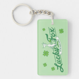 Dr. Seuss Lucky Fox In His Irish Socks Keychain