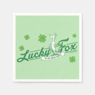 Dr. Seuss Lucky Fox In His Irish Socks Napkins