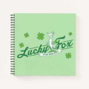 Dr. Seuss Lucky Fox In His Irish Socks Notebook