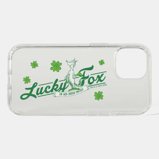 Dr. Seuss | Lucky Fox In His Irish Socks Speck iPhone Case (Horz)