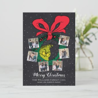 Dr. Seuss | Merry Christmas Family Photo Card | Zazzle