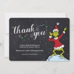 Dr. Seuss | Merry Grinchmas Thank you<br><div class="desc">Invite all your family and friends to your Holiday Party this year with these cute Dr. Seuss chalkboard invites. Personalize by adding all your party details.</div>