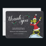 Dr. Seuss | Merry Grinchmas Thank you Cards<br><div class="desc">Invite all your family and friends to your Holiday Party this year with these cute Dr. Seuss chalkboard invites. Personalize by adding all your party details.</div>