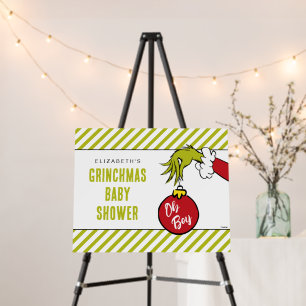 Dr. Seuss   Oh Boy Grinch Baby Shower Foam Board