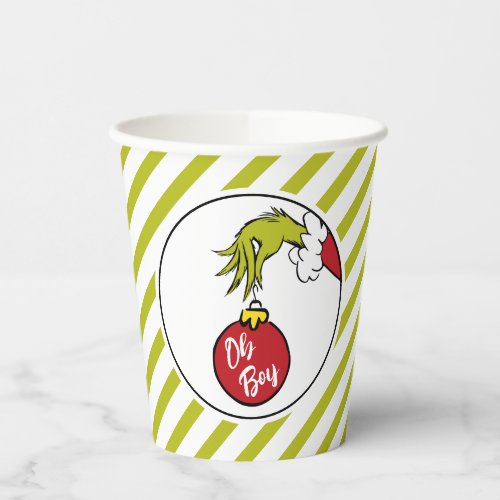 Dr Seuss  Oh Boy Grinch Baby Shower Paper Cups
