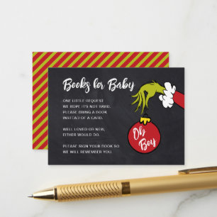 Dr. Seuss Oh Boy Grinch Books for Baby Enclosure Card