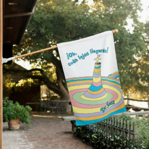 Dr. Seuss ¡Oh, cuán lejos llegarás! House Flag