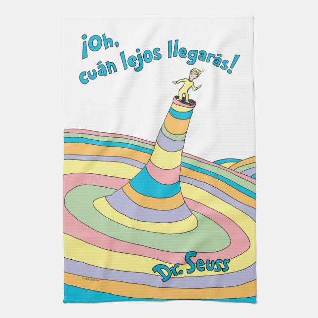 Dr. Seuss | ¡Oh, cuán lejos llegarás! Kitchen Towel (Vertical)