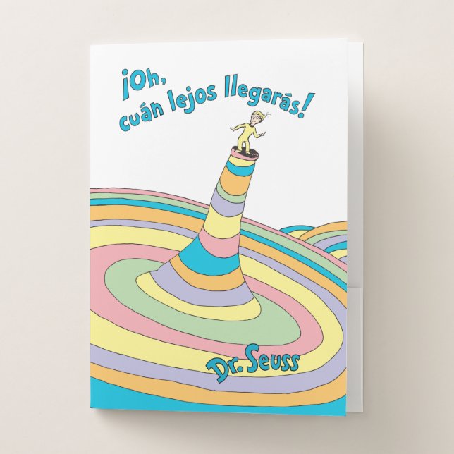 Dr. Seuss | ¡Oh, cuán lejos llegarás! Pocket Folder (Front)