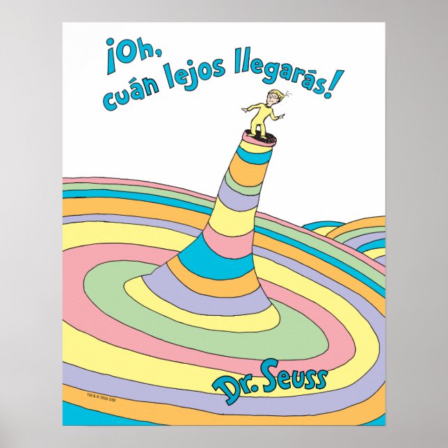 Dr. Seuss | ¡Oh, cuán lejos llegarás! Poster (Front)