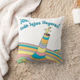 Dr. Seuss ¡Oh, cuán lejos llegarás! Throw Pillow