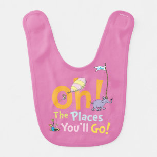 Dr. Seuss   Oh! The Places Parade Baby Bib