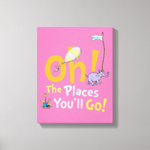 Dr. Seuss   Oh! The Places Parade Canvas Print
