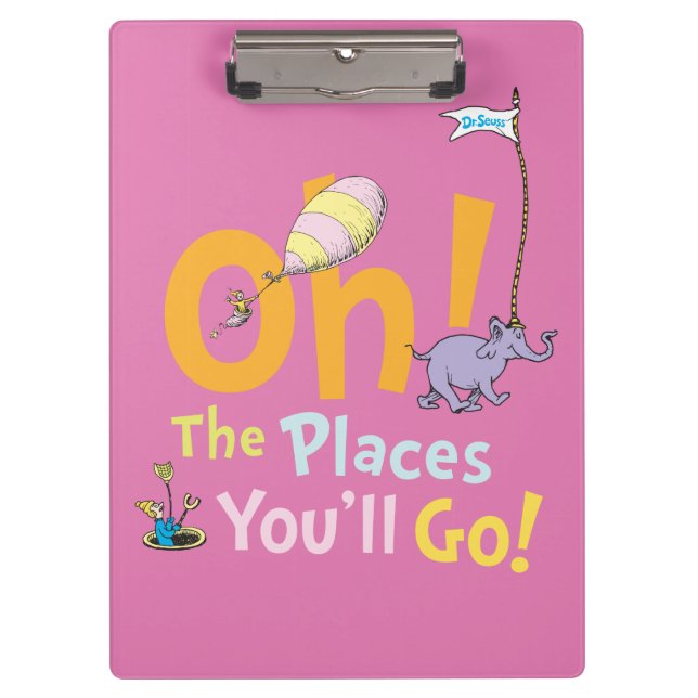 Dr. Seuss | Oh! The Places Parade Clipboard (Front)
