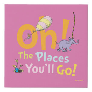 Dr. Seuss   Oh! The Places Parade Faux Canvas Print