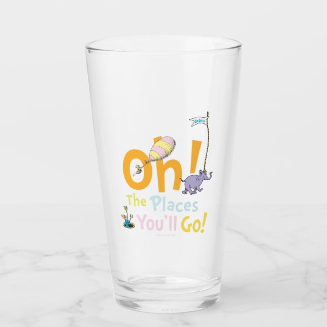 Dr. Seuss | Oh! The Places Parade Glass (Front)