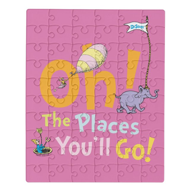 Dr. Seuss | Oh! The Places Parade Jigsaw Puzzle (Puzzle Vertical)