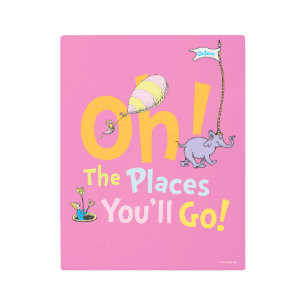 Dr. Seuss   Oh! The Places Parade Metal Print