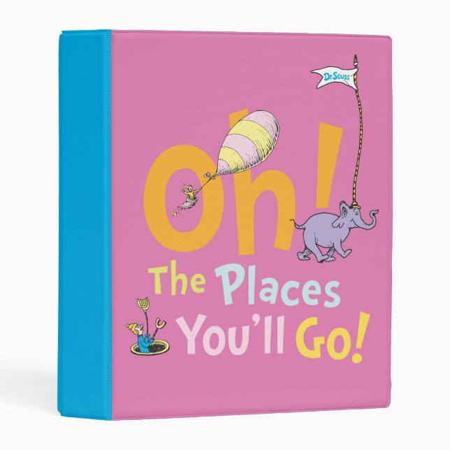 Dr. Seuss | Oh! The Places Parade Mini Binder (Front/Spine)