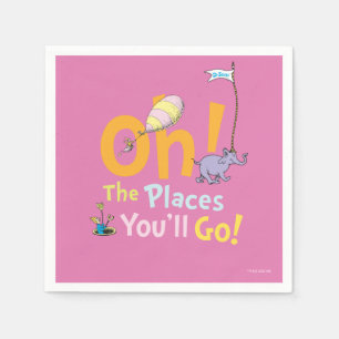Dr. Seuss Oh! The Places Parade Napkins