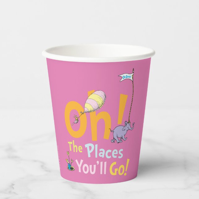 Dr. Seuss | Oh! The Places Parade Paper Cups (Front)
