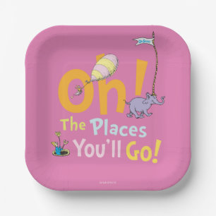 Dr. Seuss   Oh! The Places Parade Paper Plates