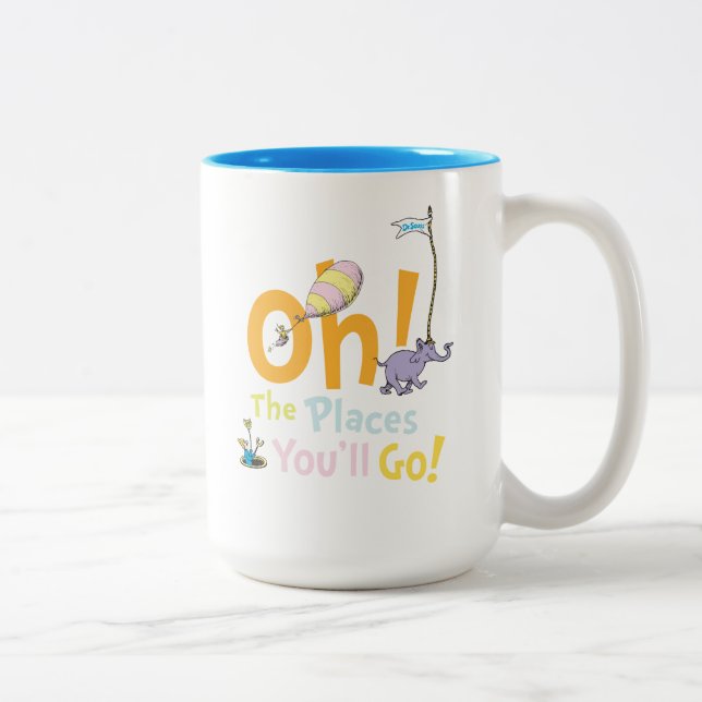 Dr. Seuss | Oh! The Places Parade Two-Tone Coffee Mug (Right)