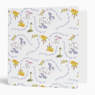 Dr. Seuss "Oh, the Places You'll Go!" 3 Ring Binder