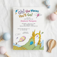 Dr. Seuss - Oh, The Places You'll Go Baby Shower