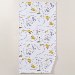 Dr. Seuss "Oh, the Places You'll Go!" Beach Towel