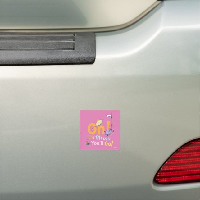 Dr. Seuss | Oh, The Places You'll Go! Car Magnet (In Situ)
