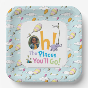 Dr. Seuss Oh! The Places You'll Go! Graduation Paper Plates