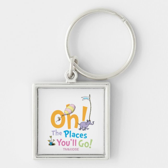 Dr. Seuss | Oh, The Places You'll Go! Keychain (Front)