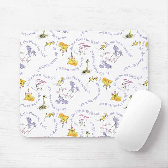 Dr. Seuss "Oh, the Places You'll Go!" Mouse Pad (With Mouse)