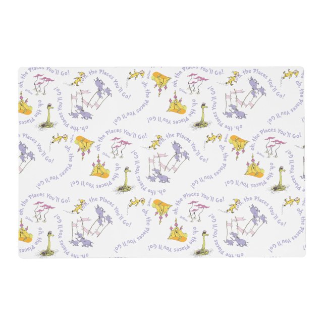 Dr. Seuss "Oh, the Places You'll Go!" Placemat (Front)