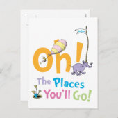 Dr. Seuss | Oh, The Places You'll Go! Postcard (Front/Back)