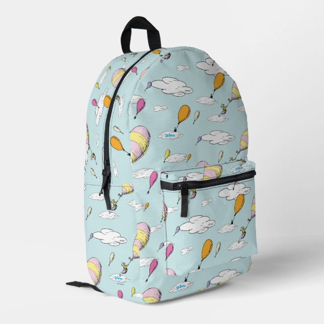 Dr. Seuss | Oh, The Places You'll Go! Printed Backpack (Back Corner Left)