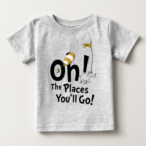 Dr Seuss  Oh The Places Youll Go Retro Baby T_Shirt