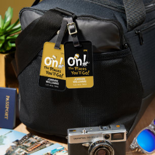 Dr. Seuss Oh, The Places You'll Go! Retro Luggage Tag