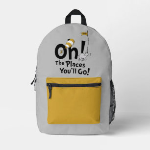 Dr. Seuss Oh, The Places You'll Go! Retro Printed Backpack