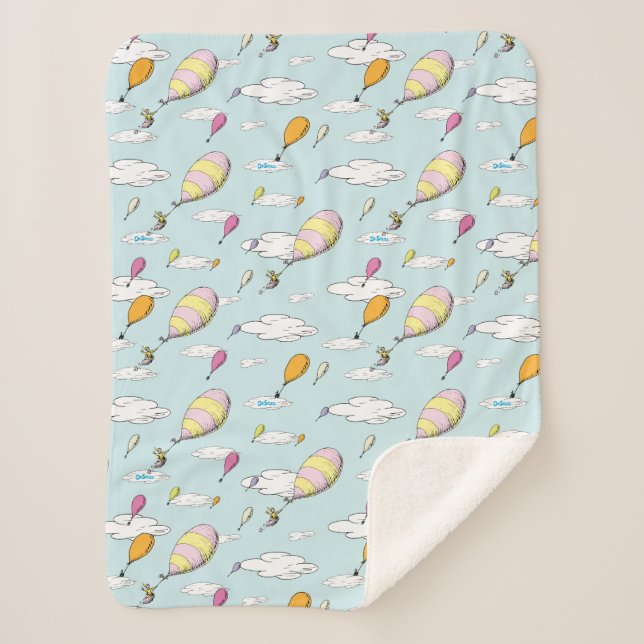Dr. Seuss | Oh, The Places You'll Go! Sherpa Blanket (Front)