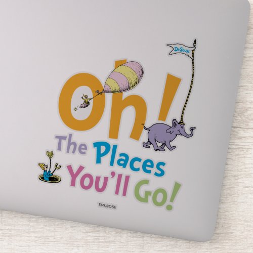 Dr Seuss  Oh The Places Youll Go Sticker